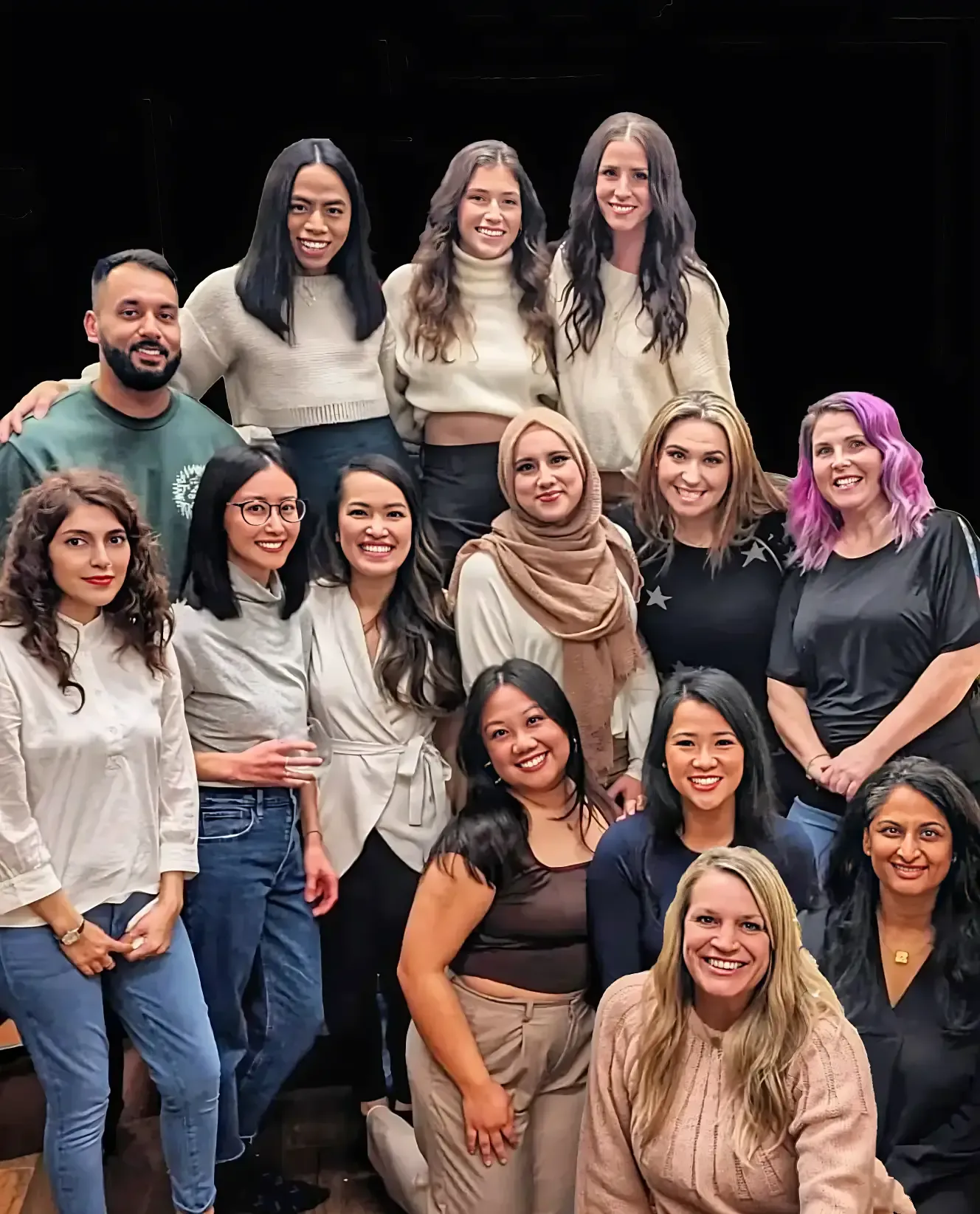 Group photo of the Creekside Dental team
